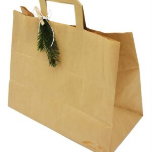 Paper Shopping Bags With Flat Handle