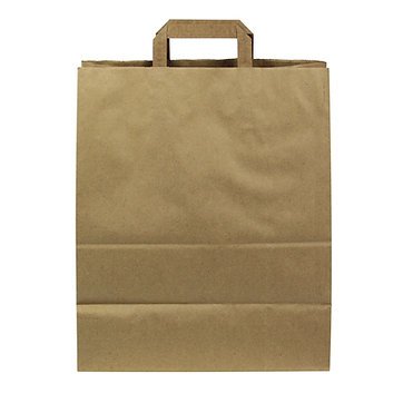 Kraft Paper Bags with Flat Handle - Image 10